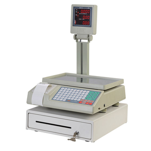 Veidt Weiging 30kg Kitchen Food Scale Portable Price Computing With Label Printer Supermarket Fruit Calculation 807 Dual Screen - Product Image 2