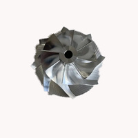GT15-25 282334 170324 37.17/52.00mm 8 + 0 lames haute Performance Turbo fraisage/aluminium 2618/roue de compresseur de billette