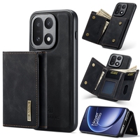 Étui portefeuille détachable antichoc avec porte-cartes pour OnePlus 15, étui en cuir 2-en-1 pour Samsung Galaxy S26 Ultra