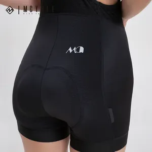 Mcycle-Pantalones cortos de ciclismo súper cortos personalizados para mujer, cómodos pantalones cortos de ciclismo con logotipo reflectante colorido