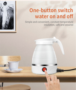 Hervidor Eléctrico Plegable de Silicona para Viajes de Negocios, Hervidor de Agua Portátil y Plegable con Apagado Automático - Product Image 6