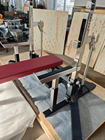 Hyper Fitness Commercial Cadre En Acier Inoxydable Compétition Rack Fitness Power Rack Épaule Formation Machine Durable Pro Banc