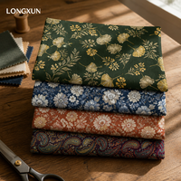 Tissu 100% coton imprimé à la main pour chemises, chapeaux, sacs, vêtements et robes - Vente en gros au mètre - Fournisseur LONGXUN