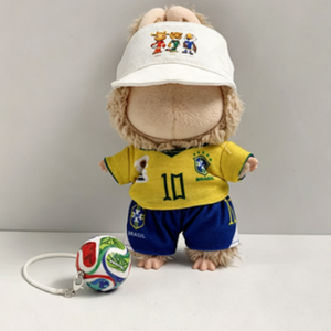 Uniforme de Fútbol para Muñecas, Ropa Extraíble y Reemplazable, Material de Poliéster de Alta Calidad, Unisex, Muñeca No Incluida - Product Image 5