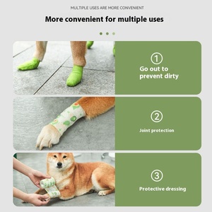 Léger Respirant Portable Anti-Sale Pet Extérieur Main Bandage Élastique Nouvel An Noël Wrap Bandage pour Chiens En Plastique - Product Image 4