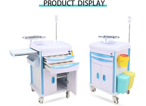 عربة تخدير قابلة للتخصيص مع طبقات قابلة للتعديل وملحقات اختيارية - Product Image 5
