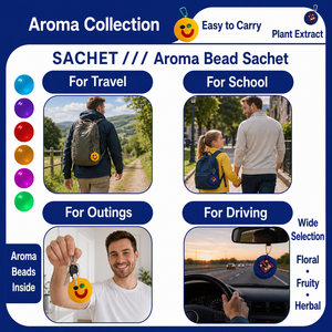 Malla para Bolsitas Aromáticas con Esencias Frutales y Florales, Perlas de Aceite Esencial de Larga Duración (15-30 Días), Fragancia Portátil para Coche - Product Image 6
