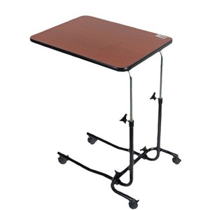 Table de chevet amovible 54,5x40,5 cm réglable en hauteur pour usage hospitalier des personnes âgées - Product Image 3