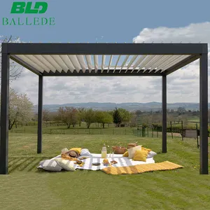 Aluminum Pergola Outdoor 10x10 Garden Waterproof Bioclimatic Pergola