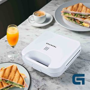 Sandwichera San-Grillbl de 750W, Blanca, para 2 Rebanadas, para Uso en la Cocina del Hogar - Product Image 4