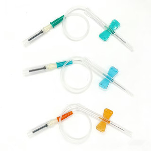 ชุดเข็มผีเสื้อสำหรับการรับประทาน้ำเกลือ/เก็บเลือดทางหลอดเลือดดำแบบใช้แล้วทิ้ง เป็นมิตรกับสิ่งแวดล้อม สำหรับสัตว์เลี้ยง ขนาด <span class=keywords><strong>21g</strong></span> 22g - Product Image 2