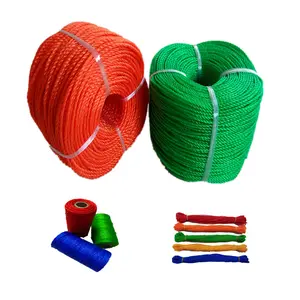 Dây Polypropylene 1.5mm 2mm 4mm Lưới Đánh Cá Màu twine HDPE 210D/380d