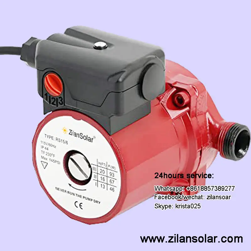 RS15/6 hot water circulating pump