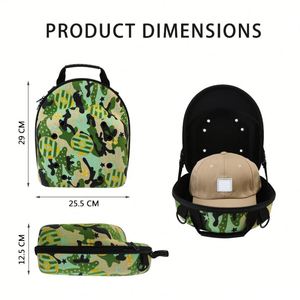 Sac de rangement anti-pression en EVA pour casquette de baseball camouflage, résistant à la poussière, pour voyage en extérieur, étui de protection pour casquette bec de canard - Product Image 3