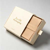 Boîtes rigides de luxe uniques en papier beige nude pour colliers, boucles d'oreilles et bagues, pour coffrets à bijoux et pochettes - Spécial Saint-Valentin