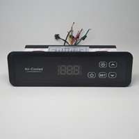 Termostato Digital KT-503 de Panel Grande con Doble Pantalla para Refrigerador, Gestiona 3 Funciones: Refrigeración + Descongelación + Ventilación, Más Sensor de Puerta