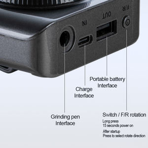 ネイルドリルマシン35000rpm電動ハンドルマニキュアペディキュアEfileポータブルネイルポリッシャービットネイルドリル - Product Image 3