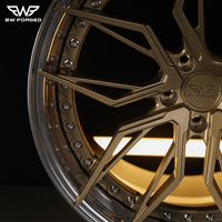 Velg Mobil BW Custom Deep Dish 2 Piece Forged 19 20 21 22 24 Inch Aluminium Alloy Bronze 5x127 5x130 untuk Mercedes-Benz