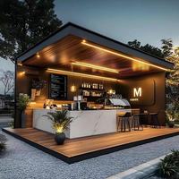 Maison conteneur rectangulaire de luxe respirante, installation rapide, amovible, mobile, capsule spatiale, salon extérieur, atelier