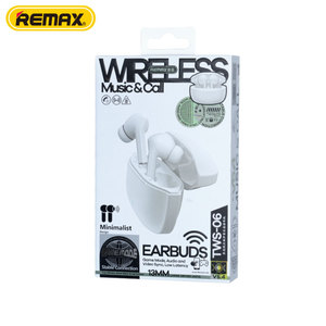 Casque d'écouteurs REMAX TWS-06 True Wireless Earbuds Driver 17H Playtime Low-Latency Gaming Lightweight Ergonomic Design TWS Earphones - Product Image 2