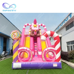 Nhà Máy <span class=keywords><strong>Inflatable</strong></span> Kẹo Nhảy Lâu Đài Trượt <span class=keywords><strong>Inflatable</strong></span> Bounce Nhà Trượt Trẻ Em Mới <span class=keywords><strong>Inflatable</strong></span> <span class=keywords><strong>Bouncer</strong></span> Với Slide Đối Với Đảng - Product Image 5