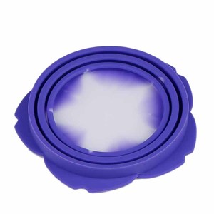 Tapa de silicona para latas de comida para mascotas, diseño floral, antideslizante, para perros, todas las estaciones, estilo sencillo - Product Image 4