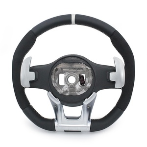 Volant en cuir Alcantara pour <span class=keywords><strong>Mercedes</strong></span>-Benz AMG <span class=keywords><strong>GLA</strong></span> X164 A200 E350 W219 2010 - Product Image 3