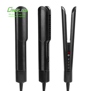 Sèche-cheveux professionnel 2 en 1 à grande vitesse Humide à sécher <span class=keywords><strong>Plancha</strong></span> Cabello Sèche-cheveux à air chaud Fer plat Lisseur à cheveux avec air - Product Image 1