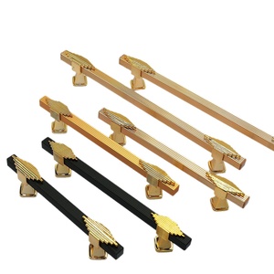 Nuova Maniglia <span class=keywords><strong>per</strong></span> Armadio in Lega di Alluminio di Lusso, Maniglia Bicolore <span class=keywords><strong>per</strong></span> <span class=keywords><strong>Cassetti</strong></span> e Mobili HY-B002 - Product Image 4