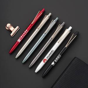 उच्च अंत भावना बड़े वी-आकार के प्रेस जेल पेन अनुकूलित लोगो उच्च मूल्य वाला उपहार प्लास्टिक पेन कार्यालय हस्ताक्षर पेन - Product Image 1