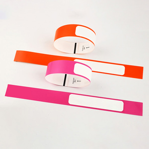 Pulsera de Vinilo Impermeable de Un Solo Uso, Diseño en Blanco para Impresión Térmica, Personalizable para Hoteles, Promociones, Festivales, Identificación de Eventos - Product Image 3