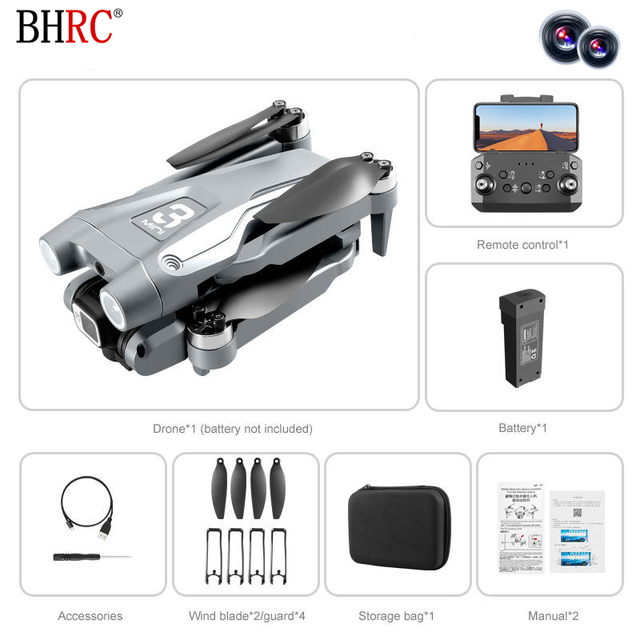Z908MAX Multi-function Control Optical Flow Fixed Point Hover 150°ESC 4k Camera Obstacle Avoidance Aerial Photography Drone