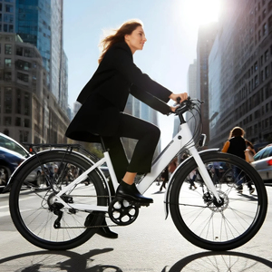 27.5 Inch Urban E-Bike With High Performance Anti-Puncture Tires <b>36V</b> 10.4Ah <b>Battery</b> 7-Speed TNS-CD3 Womens Bike TNS-CD3 - Product Image 4