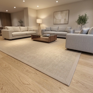 <span class=keywords><strong>Tappeto</strong></span> in Fibra di Sisal Naturale LEJING, Personalizzabile, Antiscivolo, Adatto per Animali Domestici, Ecologico, Moderno - Product Image 1