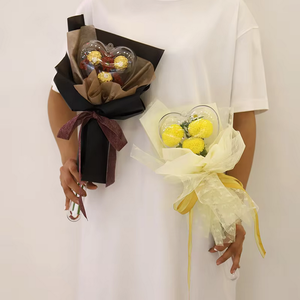 Creativo acrilico cuore Bobo Ball Bouquet confezione di fiori decorazione di natale festa della mamma regalo di <span class=keywords><strong>compleanno</strong></span> forniture <span class=keywords><strong>per</strong></span> feste - Product Image 5