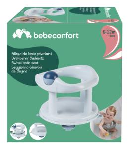 Asiento de Baño Giratorio Bebeconfort Color Azul, Nuevo Diseño, Silla de Baño para Bebés de 6 Meses a 1 Año - Product Image 1