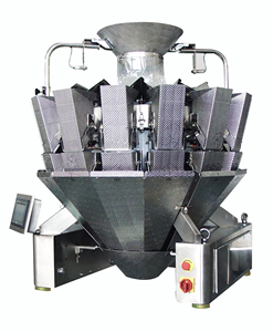 Báscula de combinación automática eléctrica de 14 cabezales, báscula de pesaje automática multicabezal para envasado de alimentos y bebidas, Material de madera PLC - Product Image 2