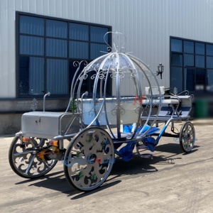 Carruaje de Boda Eléctrico Estilo Princesa Europea, Venta Directa de Fábrica, Carruaje de Caballos Eléctrico - Product Image 2