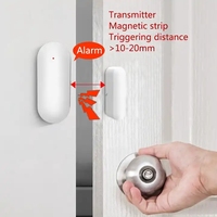 Sensor de puerta y ventana Tuya Smart Zigbee a través de la aplicación de control remoto compatible con control de voz