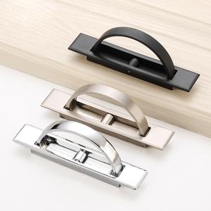Tirador Empotrado Minimalista Moderno, Perilla Giratoria Oculta para Cajones, para Cama de Plataforma Tatami Japonesa - Product Image 4