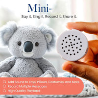 Module vocal et musical enregistrable mini rond de haute qualité en ABS personnalisé 2026, module sonore de bonne qualité, OEM