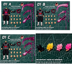 En stock Dimensionia Workshop DIMENSIONIA 01A-01C Figurine d'action Black Goku Rebel God en PVC à l'échelle 1:12 - Product Image 2