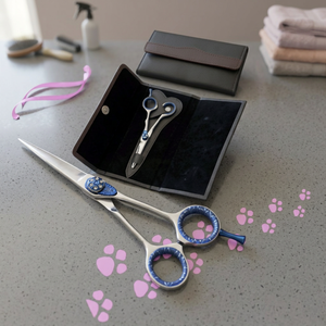 ASAP 6 pouces professionnel coupe de cheveux ciseaux amincissants ensemble vis réglable Tijeras durable Laser ciseaux de coiffure pour - Product Image 5