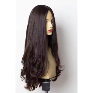 Perruque de Cheveux Vierge Européens Naturels Double Drawn Ondulés Longs de 24 Pouces, Prix de Gros, Perruque en Dentelle 360 - Product Image 2