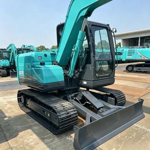 Meilleur prix, fourniture d'usine, Kobelco SK75, mini-excavatrice sur chenilles de 7,5 tonnes, design compact, haute efficacité, équipement de construction fiable - Product Image 4