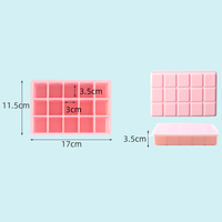 Bac à glaçons en silicone avec couvercle, moule à glaçons flexible pour faire de la glace à la maison, machine à glaçons réutilisable pour congélateur