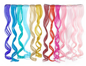 แฮร์พีซแ<span class=keywords><strong>บ</strong></span><span class=keywords><strong>บ</strong></span>คลิปหนีบ<span class=keywords><strong>ผม</strong></span>สังเคราะห์ ทนความร้อนสูง <span class=keywords><strong>ผม</strong></span><span class=keywords><strong>ลอน</strong></span>ธรรมชาติ ไฮไลท์<span class=keywords><strong>สี</strong></span>สันสดใส สำหรับเด็กผู้หญิง - Product Image 5