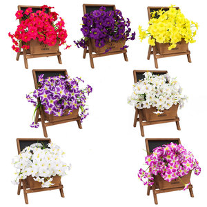 Ramo Artificial de Violetas, Lavandas y Petunias, Adorno Popular para Decoración Interior y Exterior - Product Image 2
