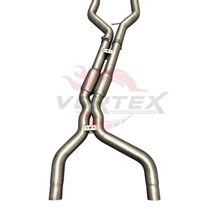Système d'échappement Catback avec silencieux à valve en alliage de titane haute performance Vortex OEM de 1,2 mm d'épaisseur pour Cayenne 957 3.0T 3.6 4.8 - Product Image 3