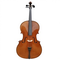 Handmade Professional Cello Instrument Hard Case Brazil Wood Bow Matte Dark Red Brown Color Spruce Maple Face Aluminum Strings